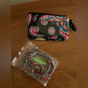 NWT Lanyard and EUC Zip ID.